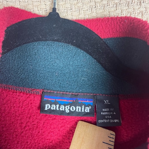 Patagonia Vest Vintage Retro Fleece Full Zip Mens Size XL - Picture 7 of 9